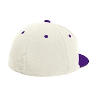 Men's adidas  Cream Washington Huskies On-Field Fitted Baseball Hat