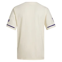 Maillot de baseball réplique des Washington Huskies couleur crème adidas pour homme
