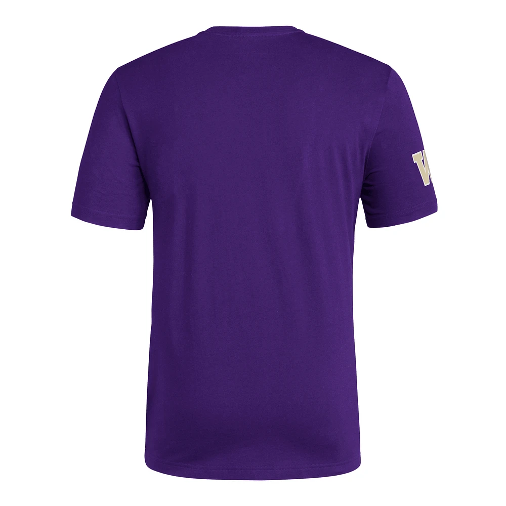 Men's adidas  Purple Washington Huskies Fresh Wordmark T-Shirt