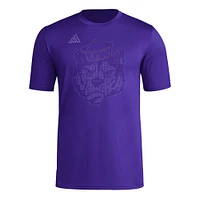 Men's adidas  Purple Washington Huskies Locker Local Impression AEROREADY T-Shirt
