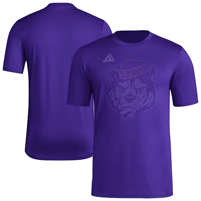 Men's adidas  Purple Washington Huskies Locker Local Impression AEROREADY T-Shirt