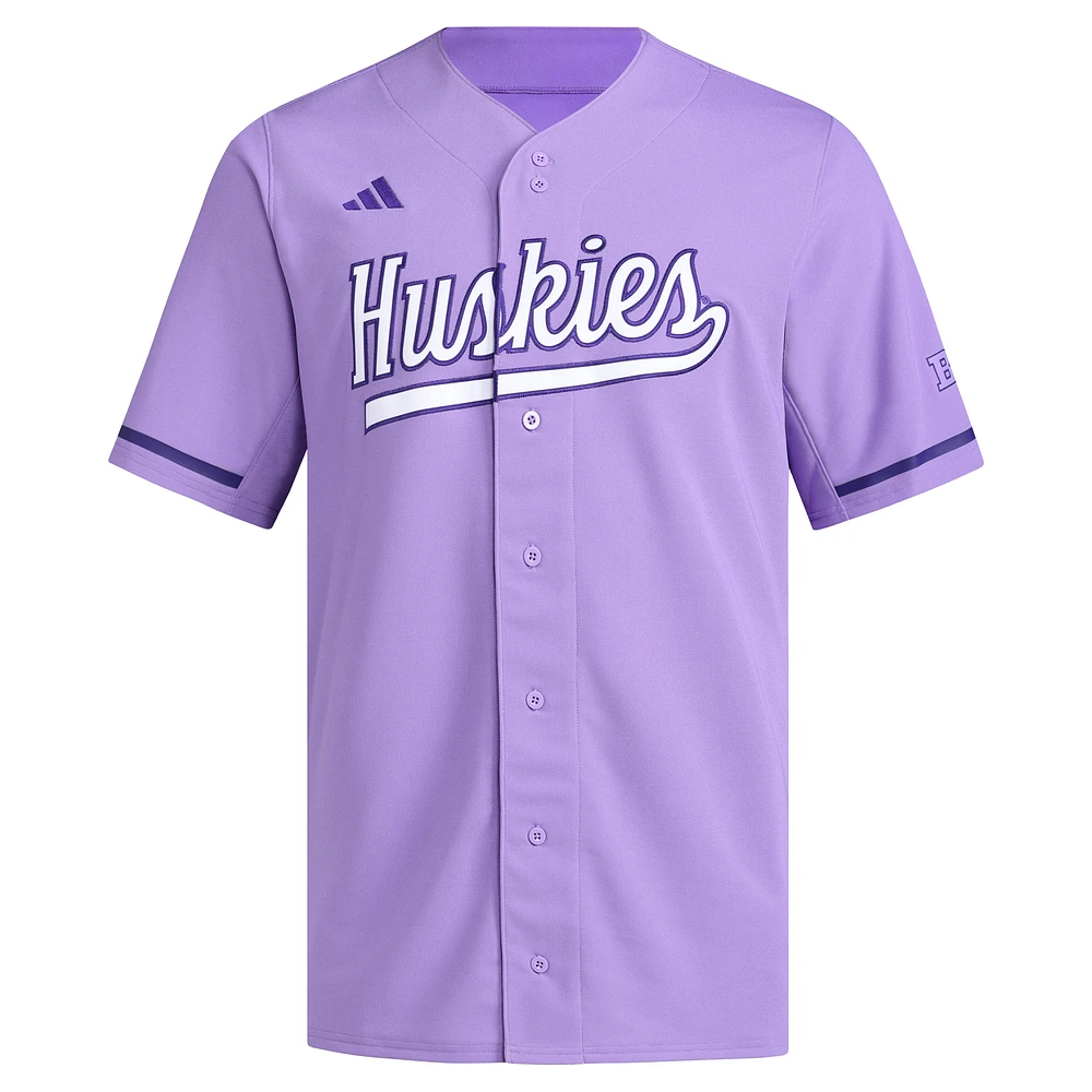 Men's adidas Washington Huskies Replica Baseball Jersey