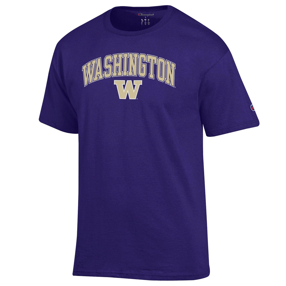 T-shirt violet avec logo Arch Over des Washington Huskies pour homme