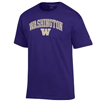 T-shirt violet avec logo Arch Over des Washington Huskies pour homme
