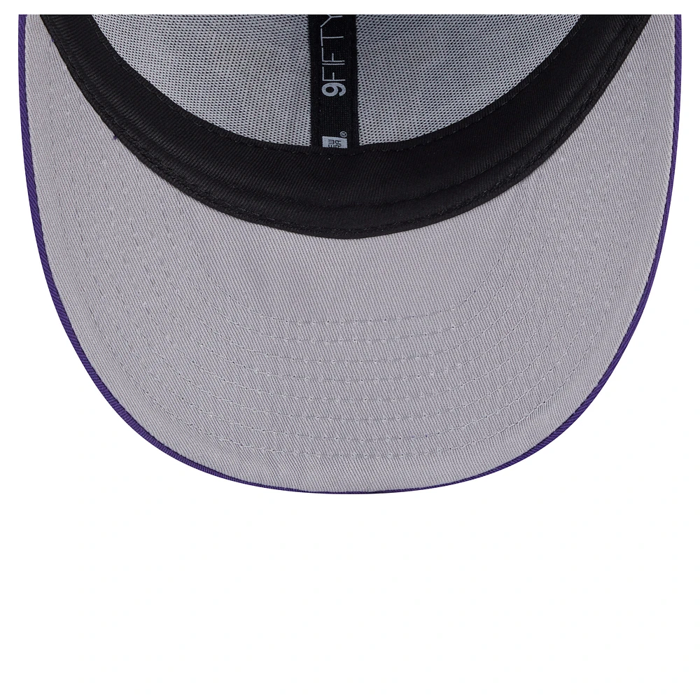 Casquette snapback basse 9FIFTY violette des Washington Huskies de New Era pour homme