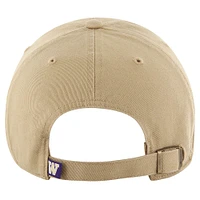 Men's '47 Khaki Washington Huskies Clean Up Adjustable Hat