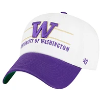 Men's '47 White Washington Huskies Gridiron Clean Up Adjustable Hat