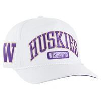 Men's '47  White Washington Huskies Local Arch Hitch Snapback Hat