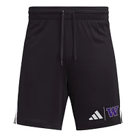 Men's adidas Black Washington Huskies AEROREADY 7" Shorts