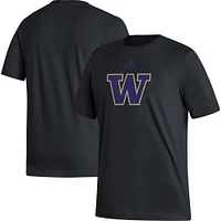 T-shirt adidas Washington Huskies Logo Fresh noir pour homme