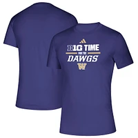 T-shirt adidas violet Washington Huskies B1G Time For The Dawgs pour homme