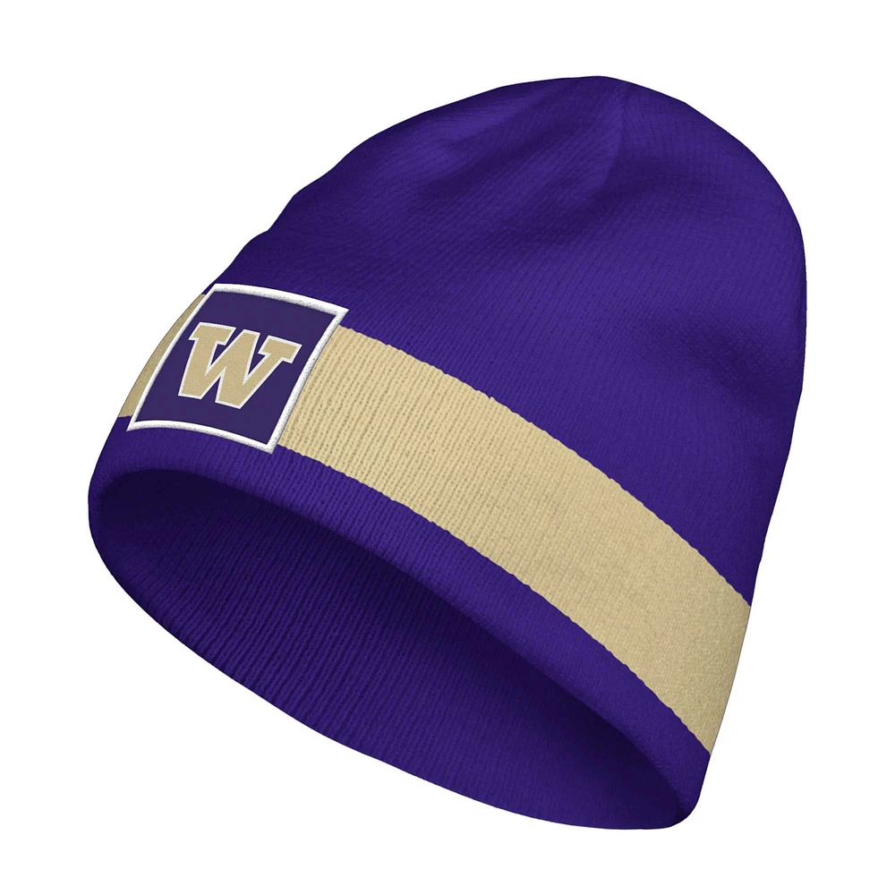 Men's adidas Purple Washington Huskies Locker Room Beanie