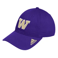 Men's adidas Purple Washington Huskies Locker Room Logo Slouch Adjustable Hat