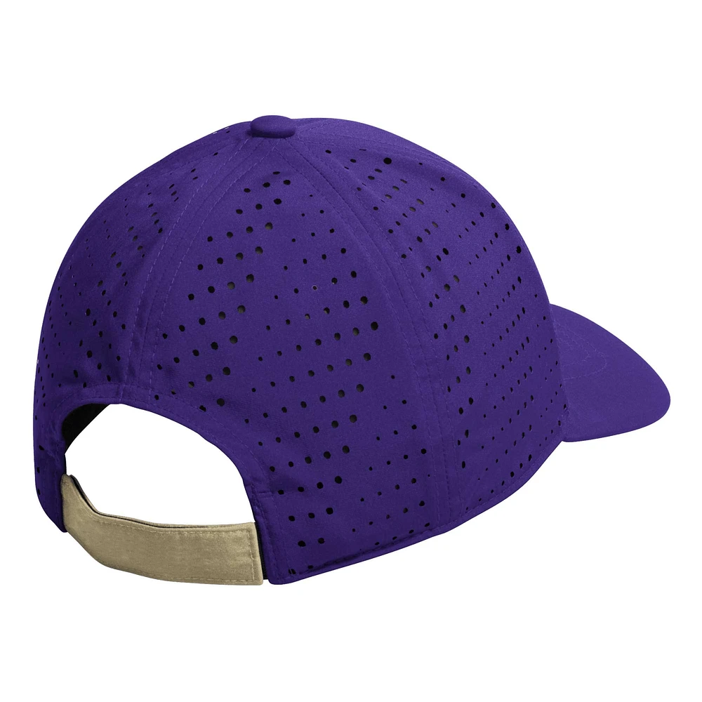 Men's adidas Purple Washington Huskies Locker Room Perforated Adjustable Hat