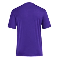 T-shirt adidas violet Washington Huskies Locker Swish Tri-Blend pour homme