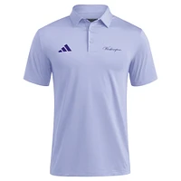 Polo adidas violet Washington Huskies Ultimate 365 pour homme