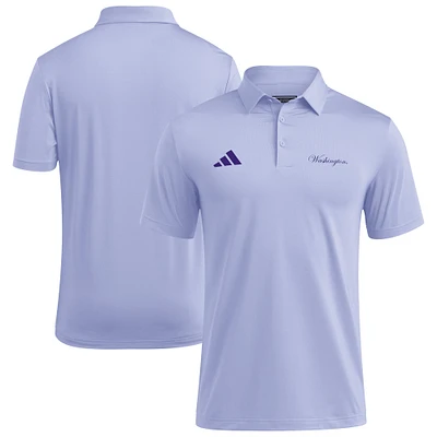 Polo adidas violet Washington Huskies Ultimate 365 pour homme