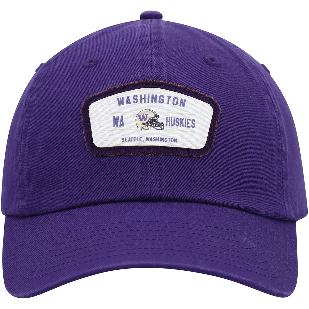 Chapeau réglable violet Washington Huskies Largo Ahead pour hommes