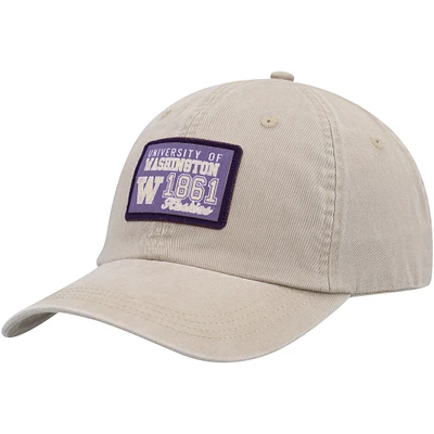 Casquette réglable Ahead pour hommes, beige, Washington Huskies, Carmel