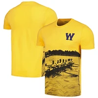 PRG WASH GOLD BLUE 84 UW ROWING "BOYS THE SANGLIER" COMMEMERATIVE SST TEEMENSCR