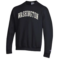 Men's Champion Washington Huskies Basic Arch Fleece Pullover Sweatshirt
