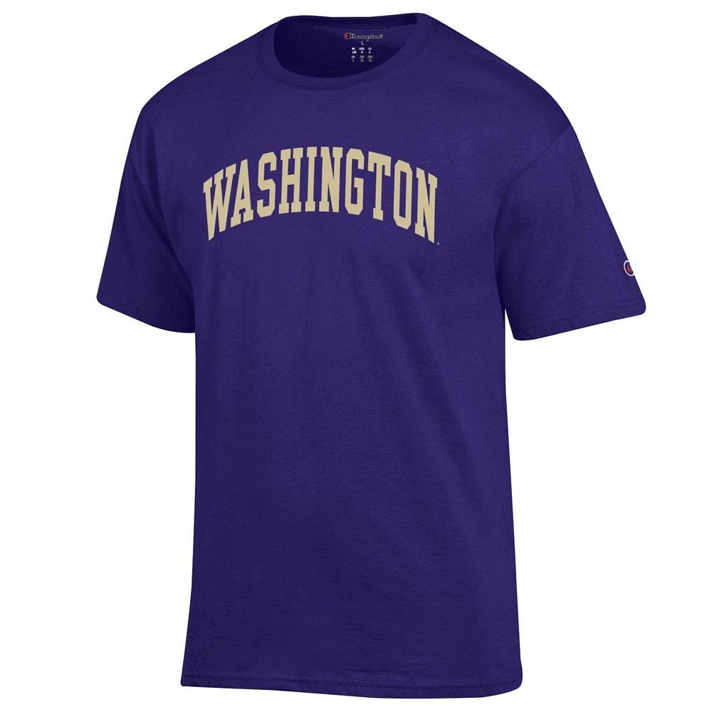 Men's Champion Washington Huskies Basic Arch T-Shirt