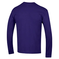 T-shirt violet à manches longues Champion pour hommes des Huskies de Washington High Motor