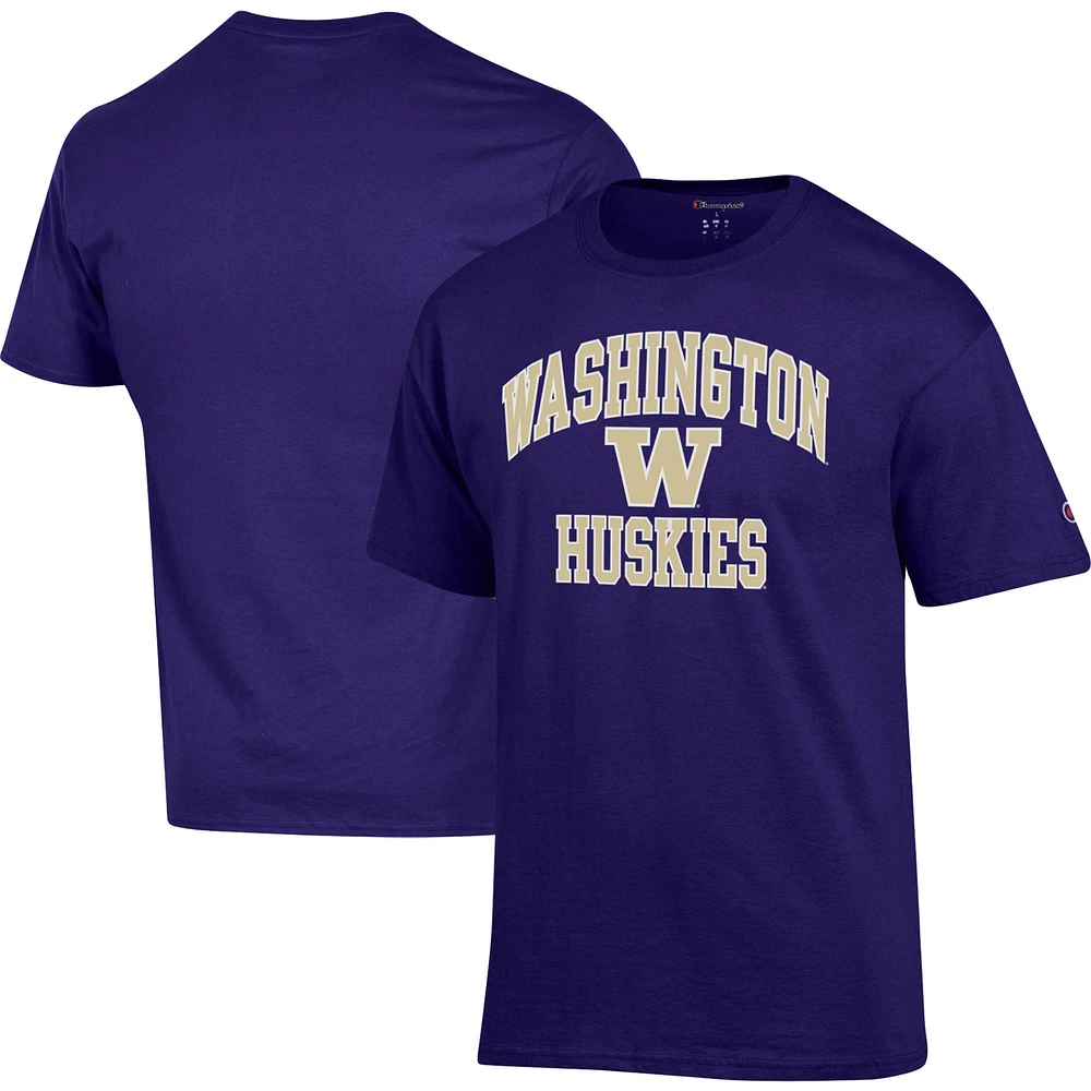 T-shirt pour homme Champion Purple Washington Huskies High Motor