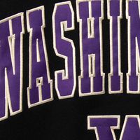 Men's Colosseum Washington Huskies Arch & Logo Crew Neck Sweatshirt