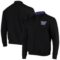 Men's Colosseum Washington Huskies Tortugas Logo Quarter-Zip Jacket