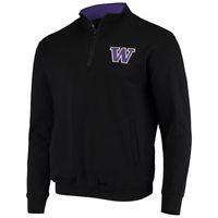 Men's Colosseum Washington Huskies Tortugas Logo Quarter-Zip Jacket