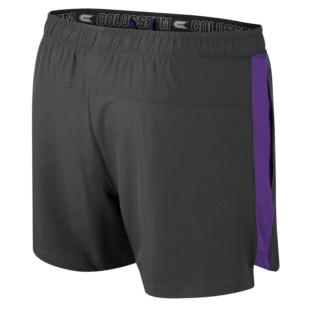 Men's Colosseum Charcoal Washington Huskies Langmore Shorts