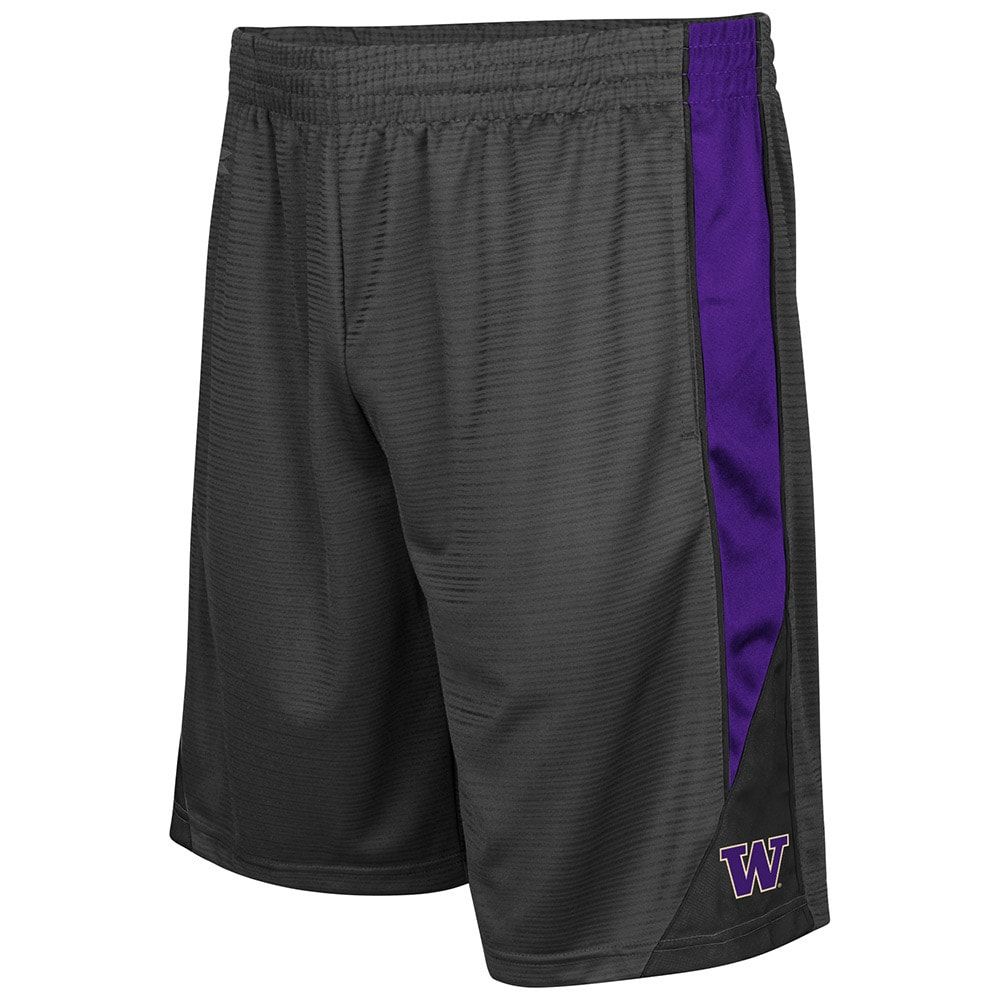 Men's Colosseum Charcoal Washington Huskies Turnover Shorts