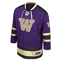 Men's Colosseum  Purple Washington Huskies Athletic Machine Fashion Hockey Jersey