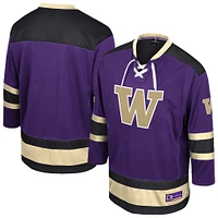 Men's Colosseum  Purple Washington Huskies Athletic Machine Fashion Hockey Jersey