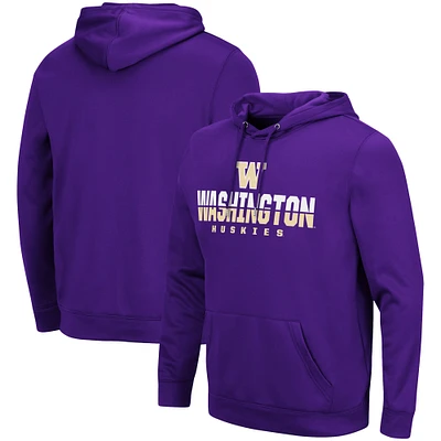 Men's Colosseum Purple Washington Huskies Lantern Pullover Hoodie