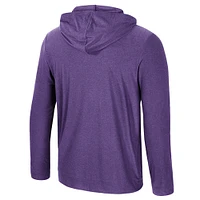 Men's Colosseum Purple Washington Huskies Long Sleeve T-Shirt Hoodie