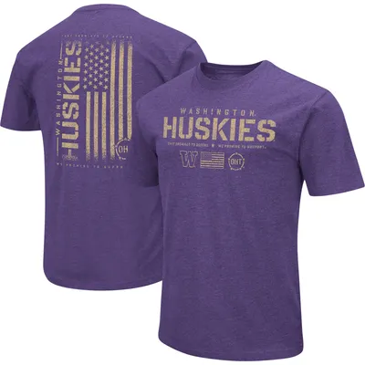 Washington Huskies Homefield Vintage Sun Dodgers T-Shirt - Heathered Gold