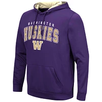 Pull à capuche violet Colosseum pour hommes, Washington Huskies Resistance Pull