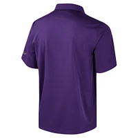 Men's Colosseum Purple Washington Huskies Strike Bowling Button-Up Shirt