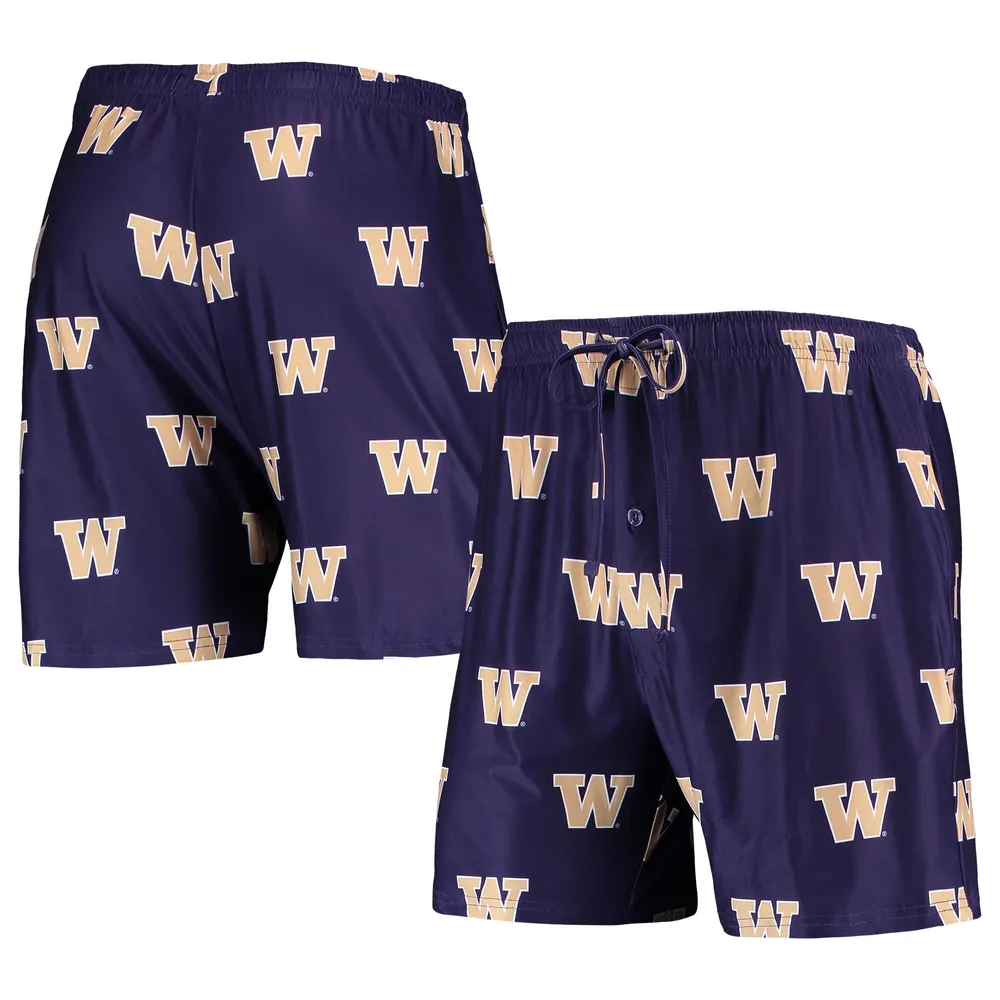 Lids Washington Huskies Concepts Sport Flagship Allover Print Jam Shorts -  Purple