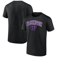 Men's Fanatics Black Washington Huskies Campus T-Shirt