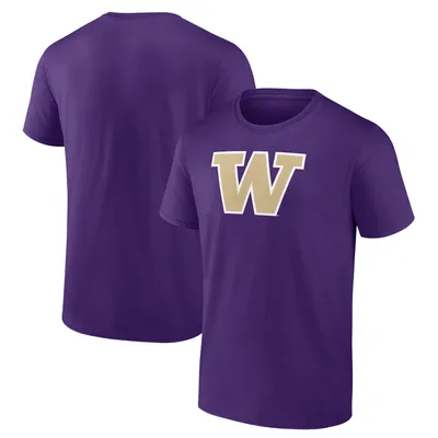 Men's Fanatics Branded Purple Washington Huskies Primary Logo T-Shirt