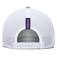 Men's Fanatics Heather Gray/Purple Washington Huskies Profile Trucker Adjustable Hat