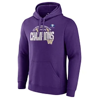 Sweat à capuche violet fanatiques pour hommes des Washington Huskies 2023 Pac-12 Football Conference Champions