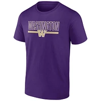 Men's Fanatics Purple Washington Huskies Classic Inline Team T-Shirt