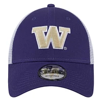 Casquette ajustable 9FORTY pour homme New Era violet Washington Huskies