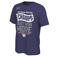 T-shirt violet pour hommes des Washington Huskies College Football Playoff 2024 Sugar Bowl Champions Locker Room