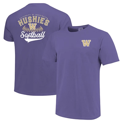 T-shirt violet pour homme des Washington Huskies Softball Walk Off