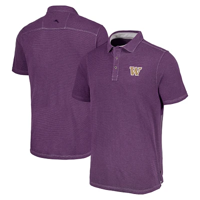 Polo Tommy Bahama violet Washington Huskies Paradiso Cove pour hommes